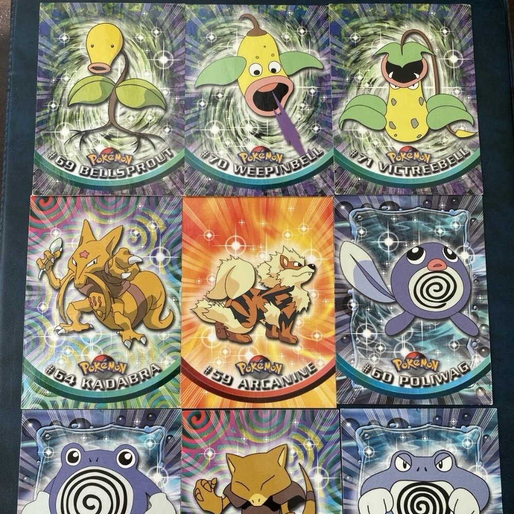Vintage Pokémon Topps Cards Lot #1 – 27 Cards Gen 1 (1999)